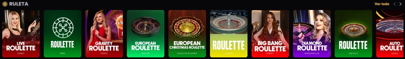 Lucky Block Casino juegos de ruleta Lucky Block Casino selección de juegos de ruleta en vivo y clásica